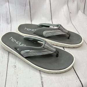 Hey Dude Men's Flinn SANDALS Size 11 Slip On Footwear Sox Grey Collection